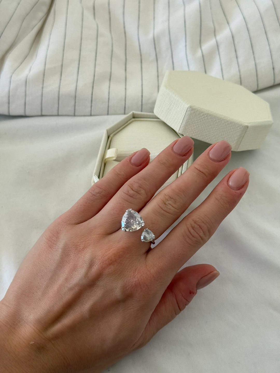 Swarovski Crystal Heart Ring - photo 2