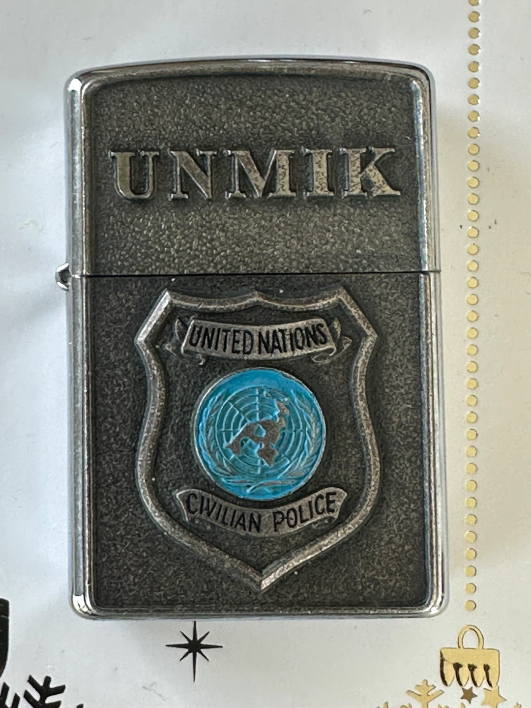 United Nations Civilian Police UNMIK Lighter