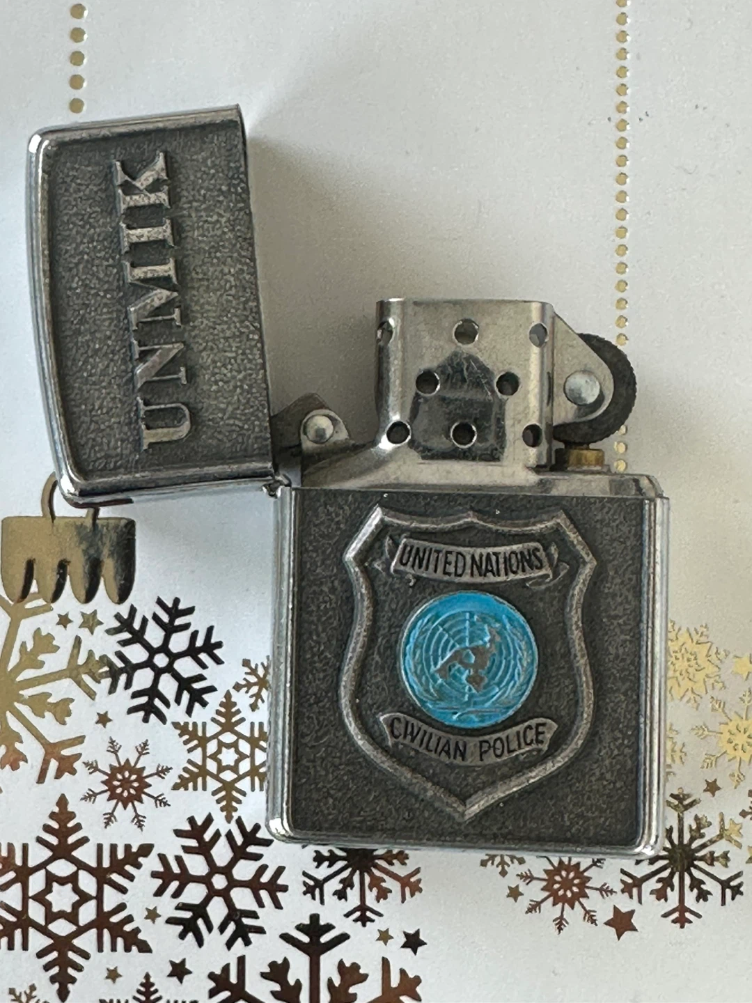United Nations Civilian Police UNMIK Lighter - photo 3