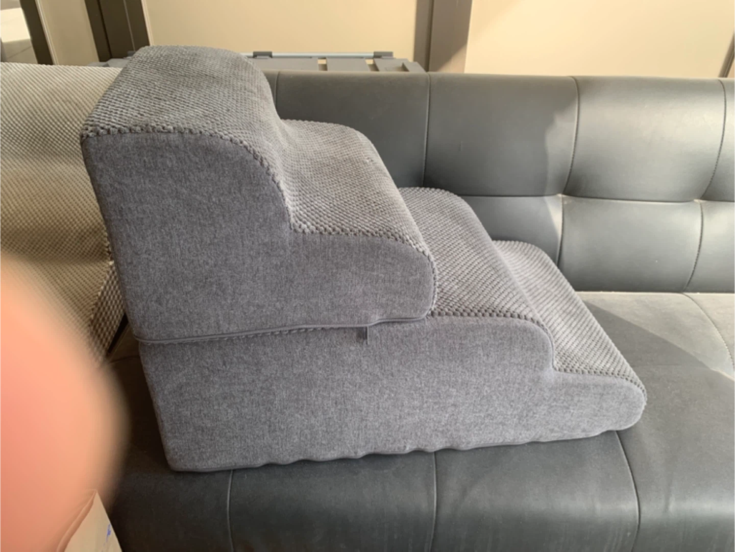 Grey 3-Step Pet Stairs - photo 4