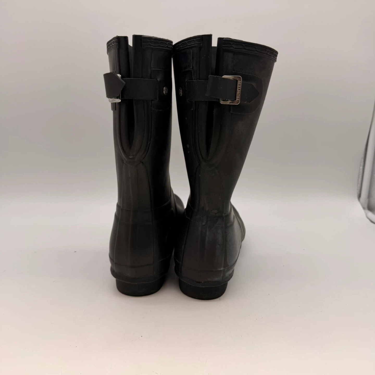 Hunter Original Short Black Rain Boots Women US 10 EU 42 - photo 4
