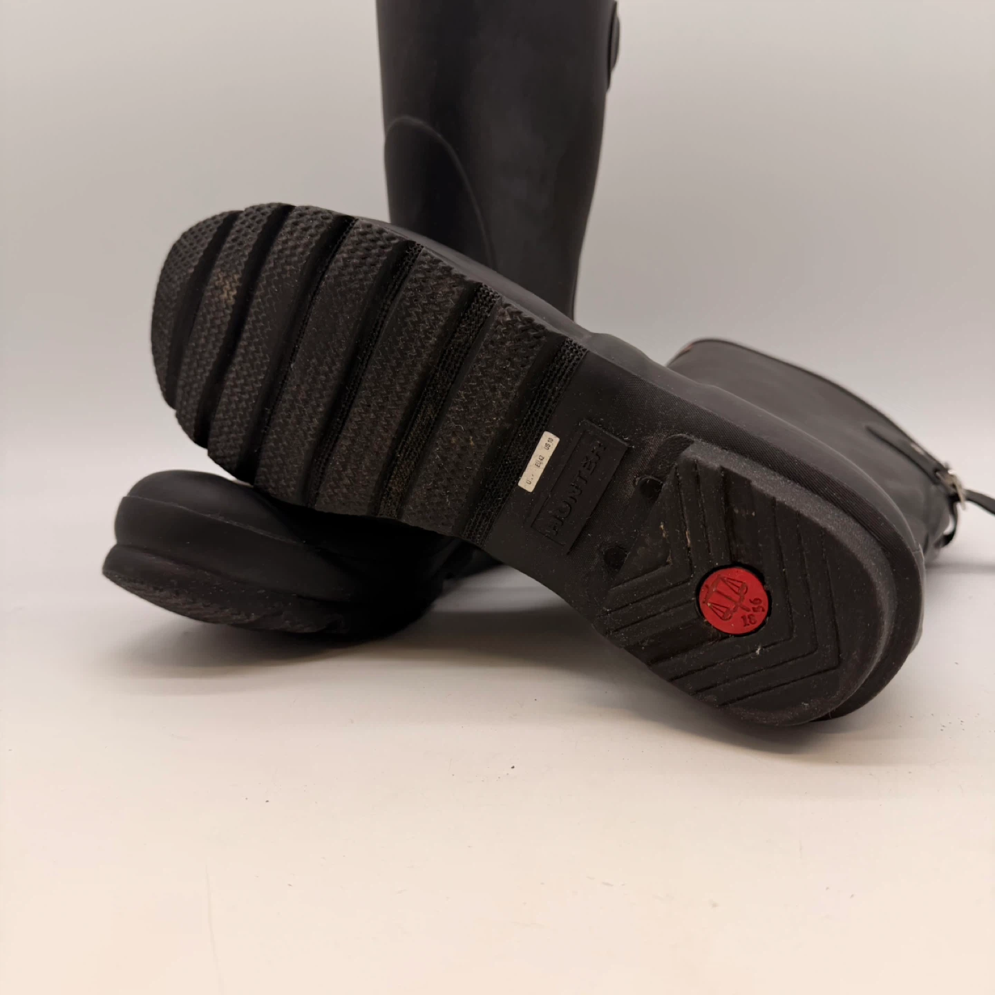 Hunter Original Short Black Rain Boots Women US 10 EU 42 - photo 2