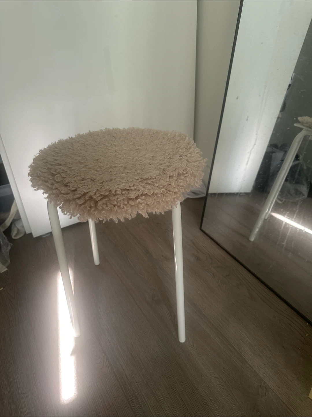 full length floor mirror + Seat Stool - photo 2