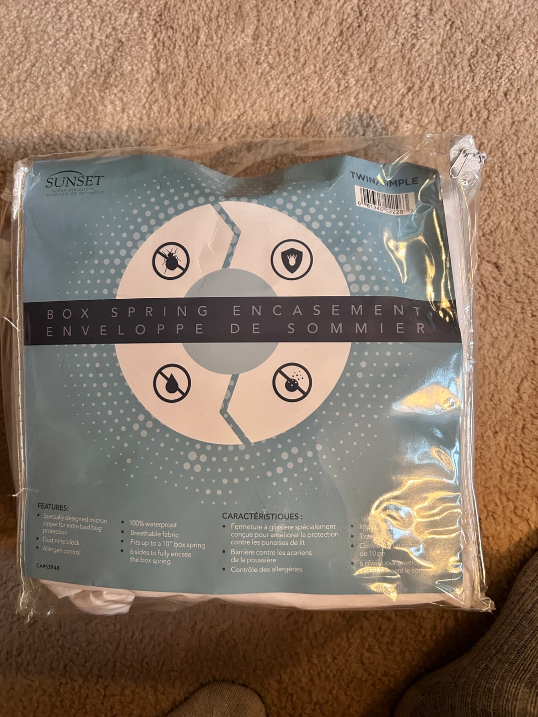 Brand new mattress or Box Spring Encasement Cover