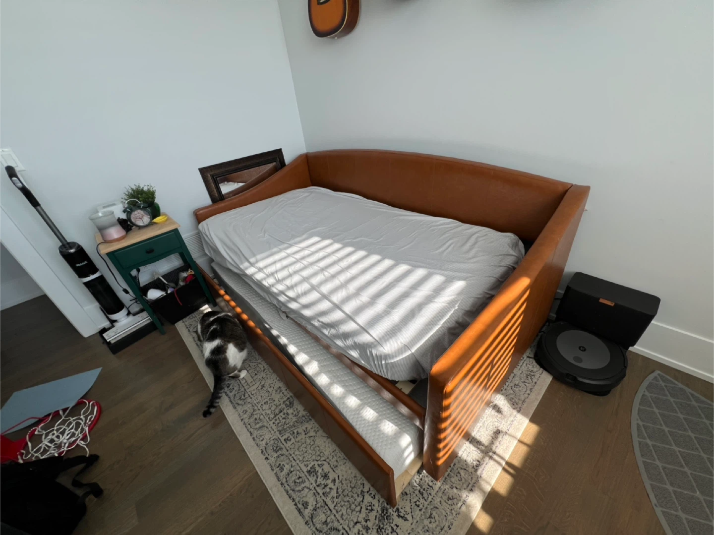 Twin Upholstered Trundle Daybed with Two 6” Mattresses - photo 5