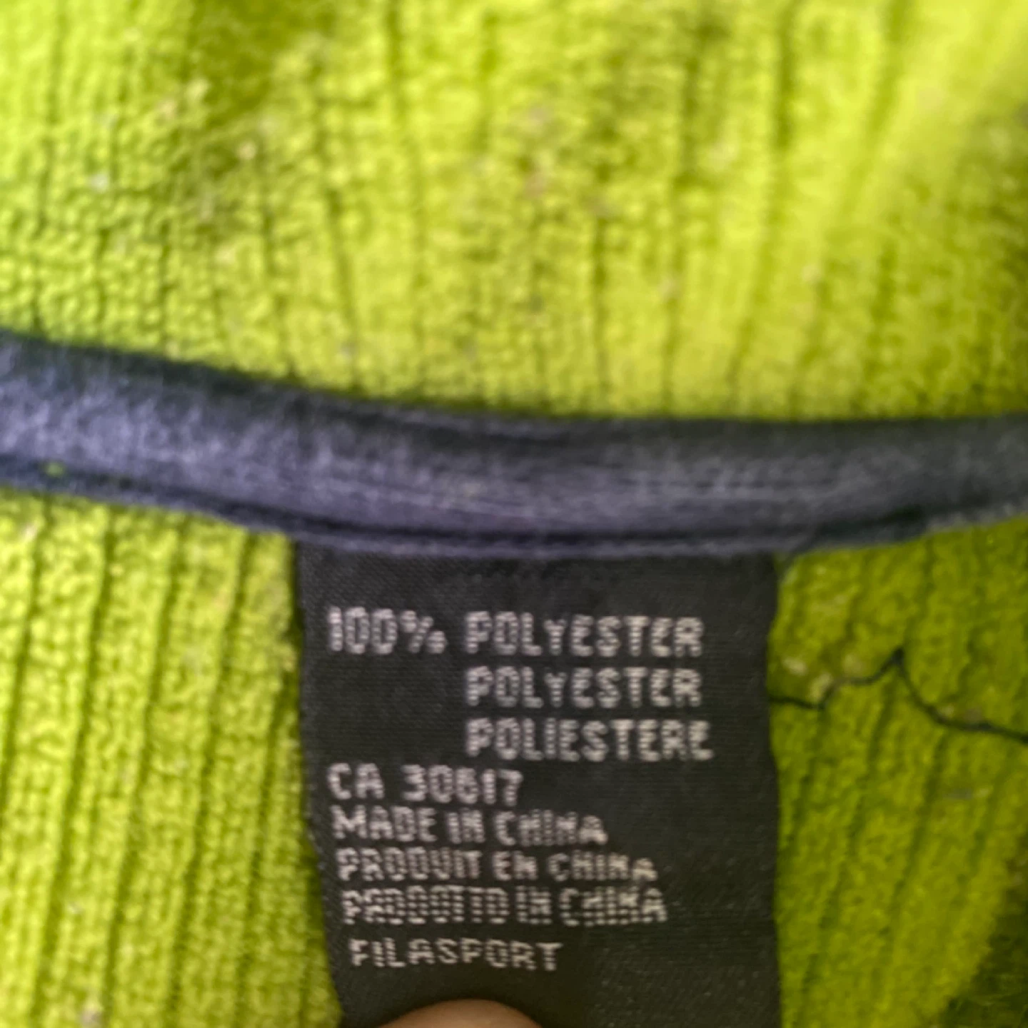 FILA SPORT Pullover Fleece Jacket Size L - photo 5