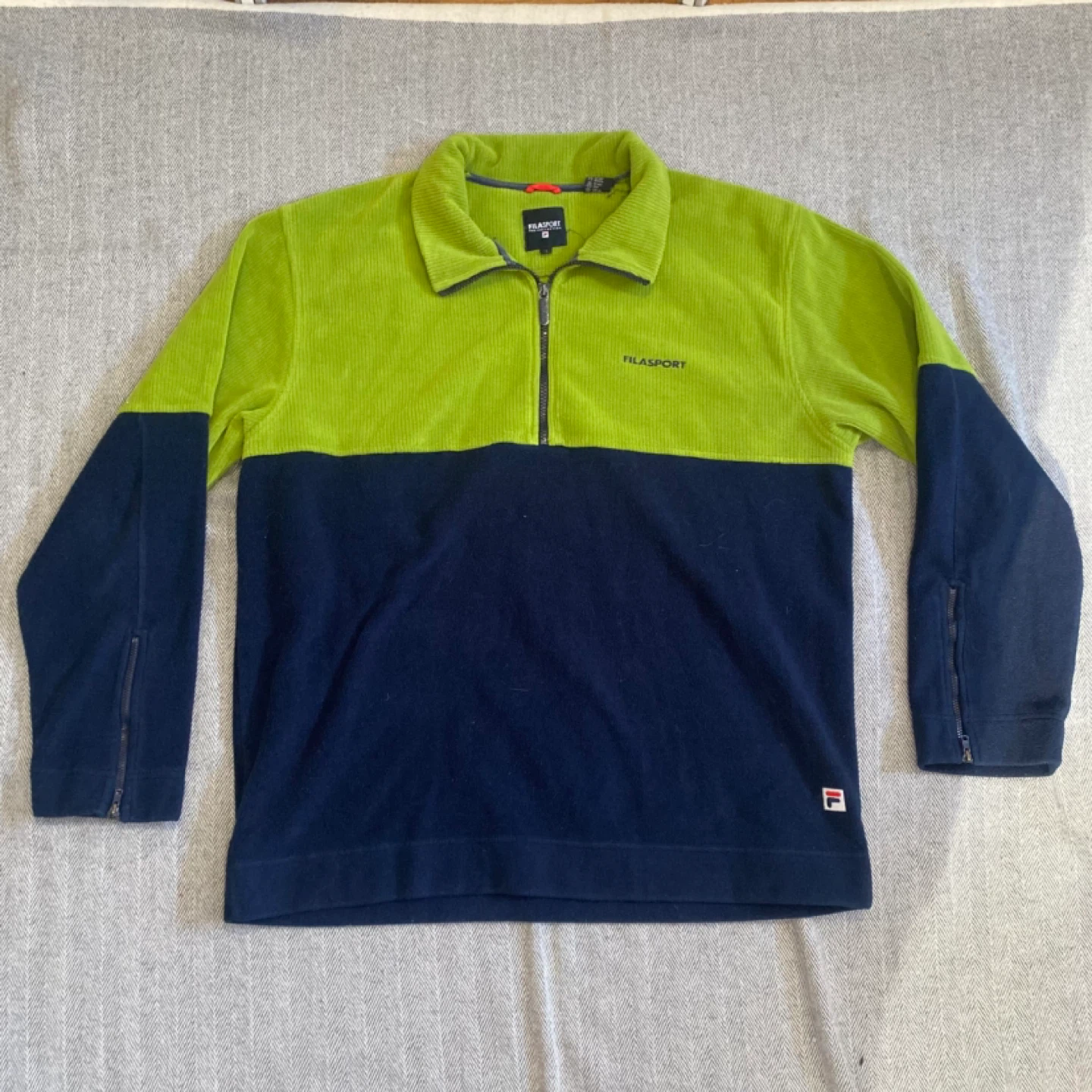 FILA SPORT Pullover Fleece Jacket Size L
