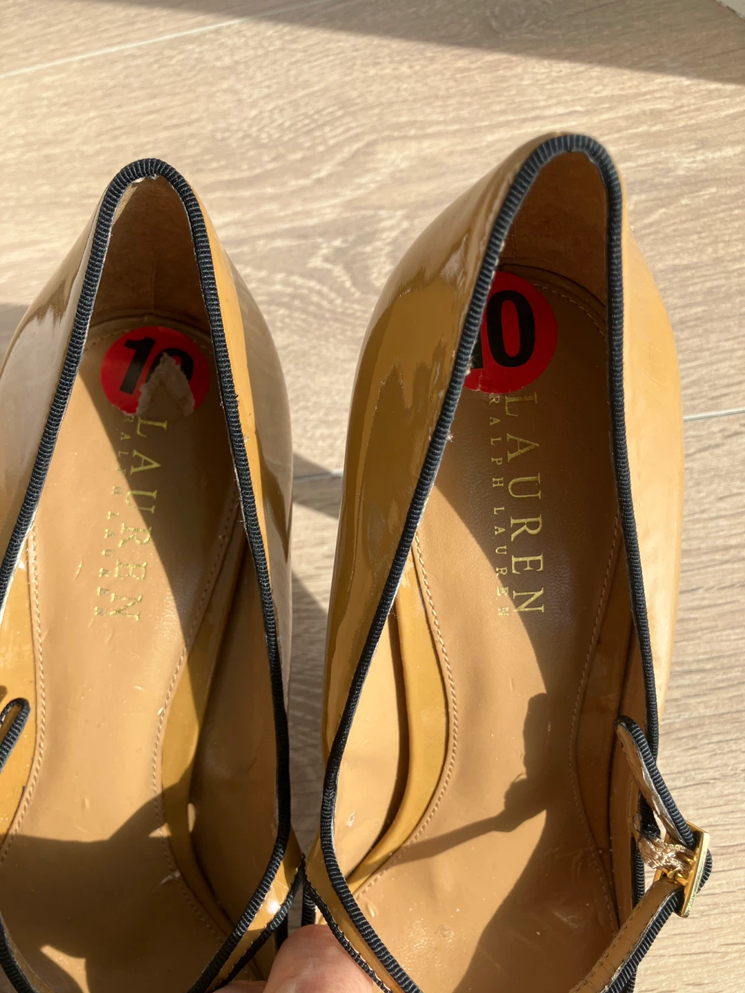 Ralph Lauren Tan heels - photo 4