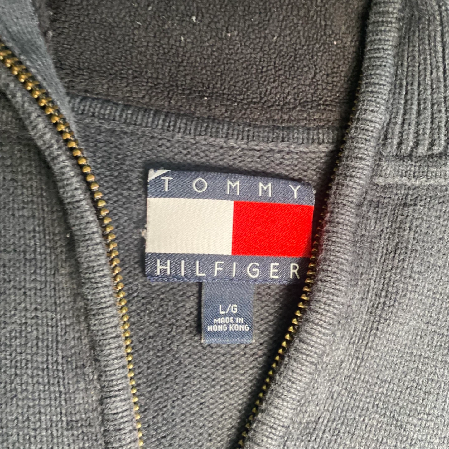 Vintage Tommy Hilfiger Quarter Zip Sweater L - photo 4