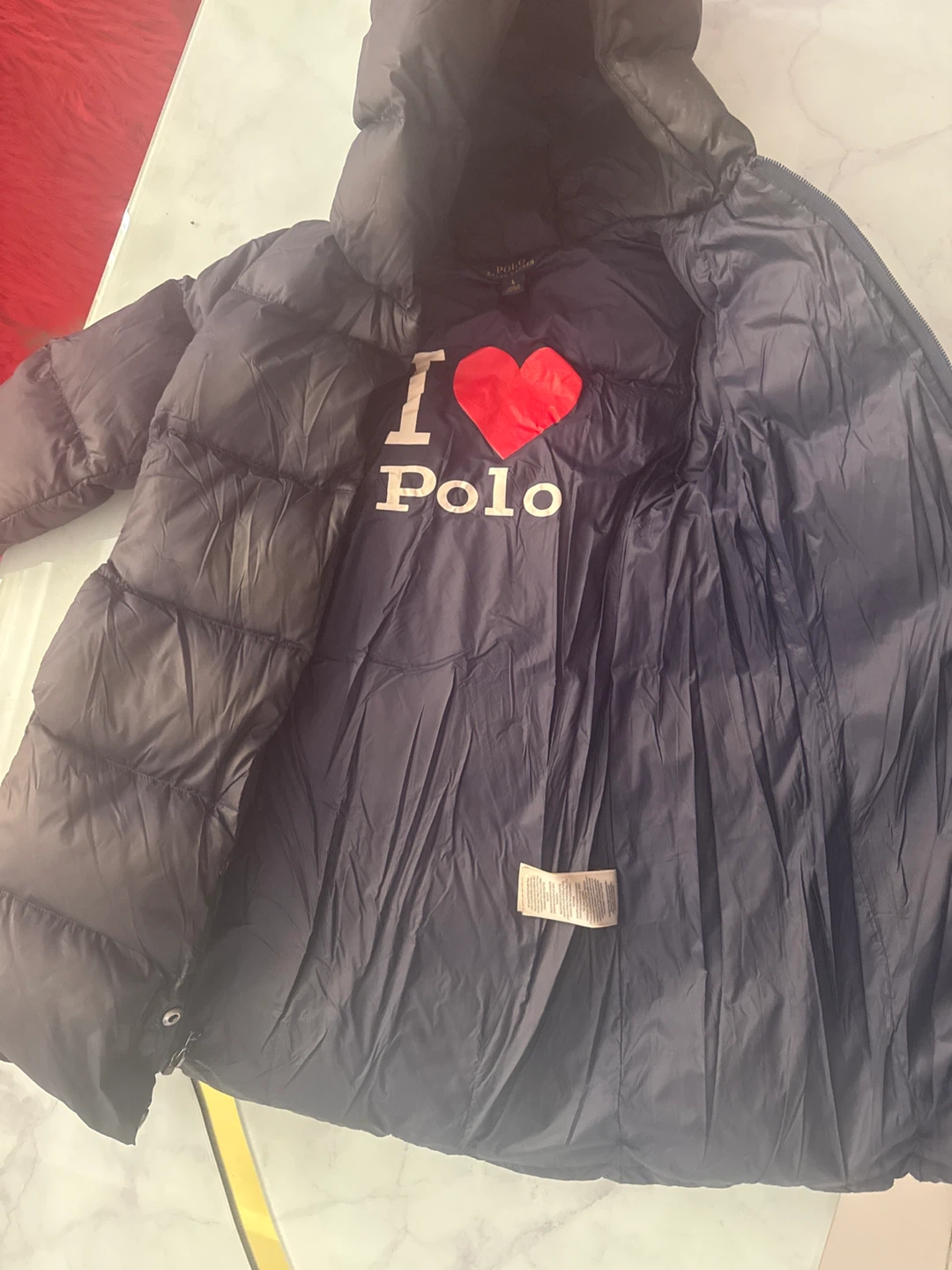 Size 6 Polo Ralph Lauren "I Love Polo" Puffer Jacket - Size 6 - photo 3