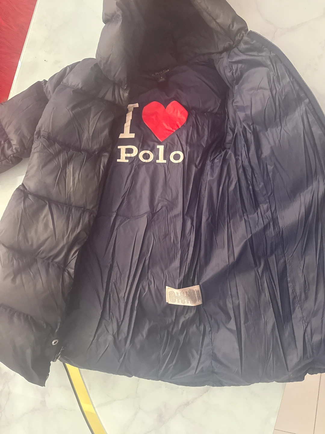 Size 6 Polo Ralph Lauren "I Love Polo" Puffer Jacket - Size 6 - photo 4