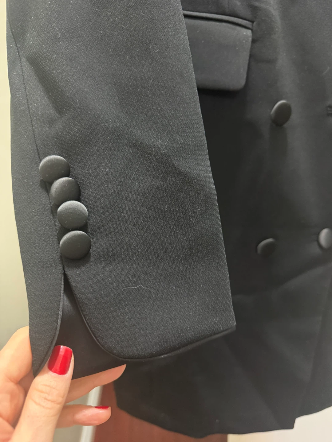 New! Stylish ✨Womens Satin Lapel and Cuff Tuxedo Blazer Dress - photo 2