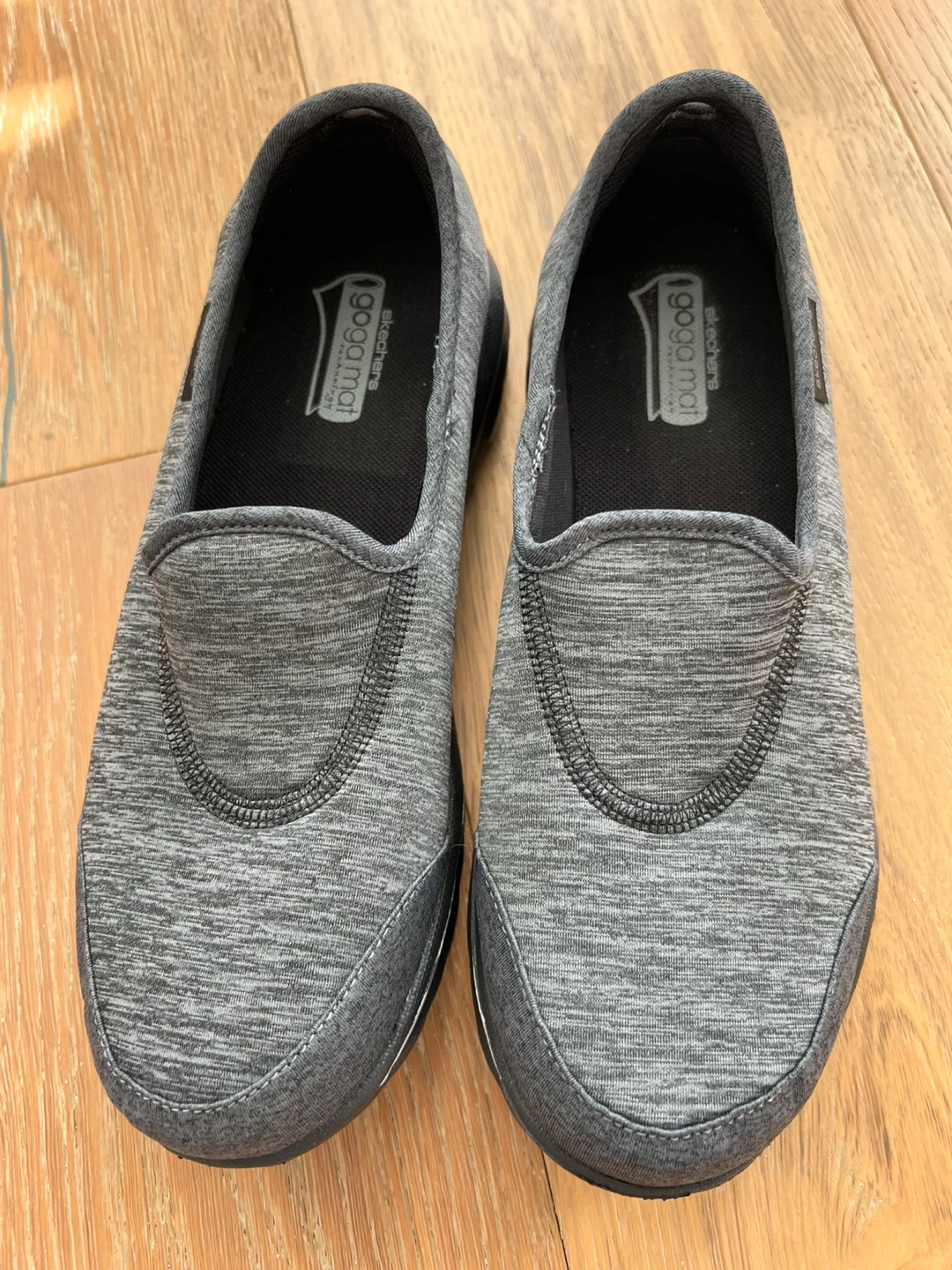 Skechers Goga Mat Women's Slip-on Shoes Size 7 Grey