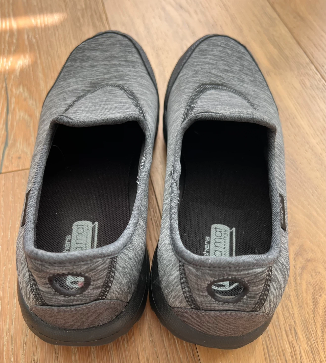 Skechers Goga Mat Women's Slip-on Shoes Size 7 Grey - photo 3