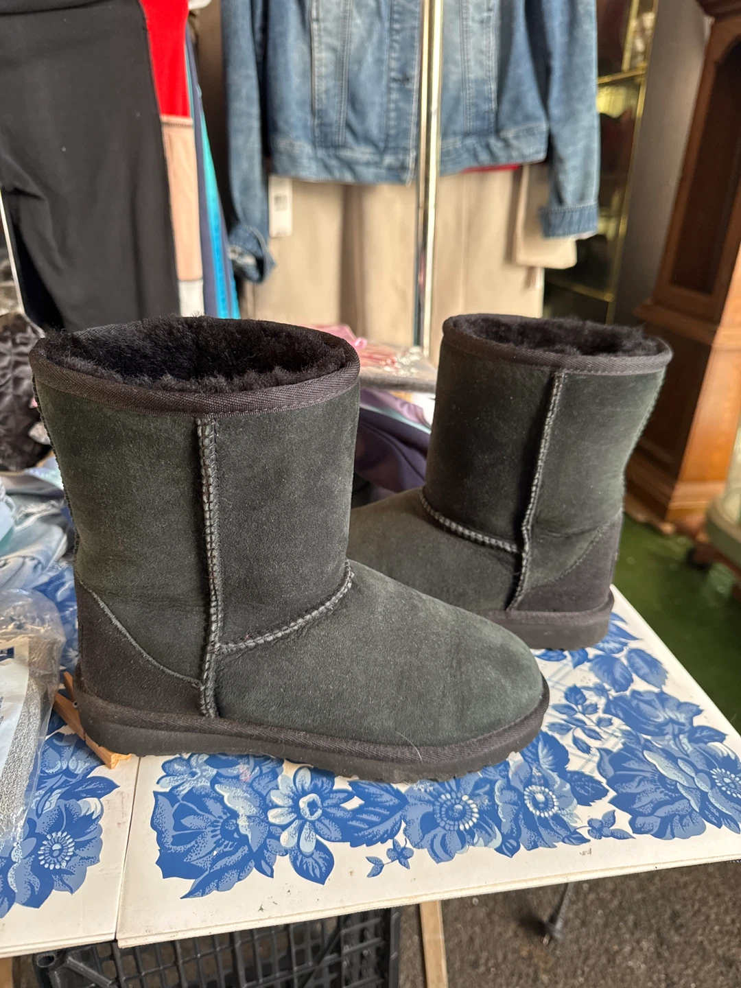 Dark Grey Ugg Boots kids size 3