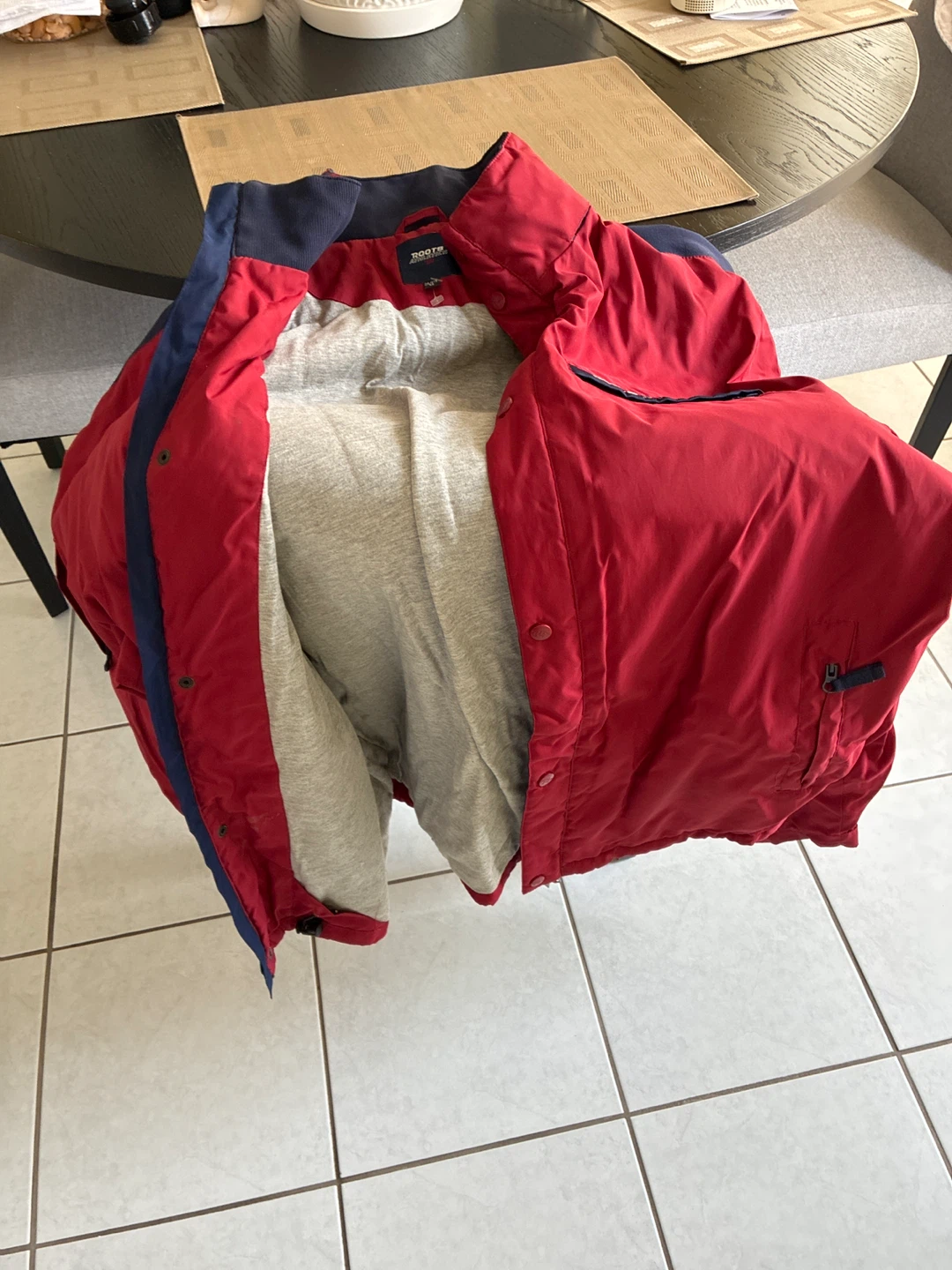 Roots Red and Blue Jacket