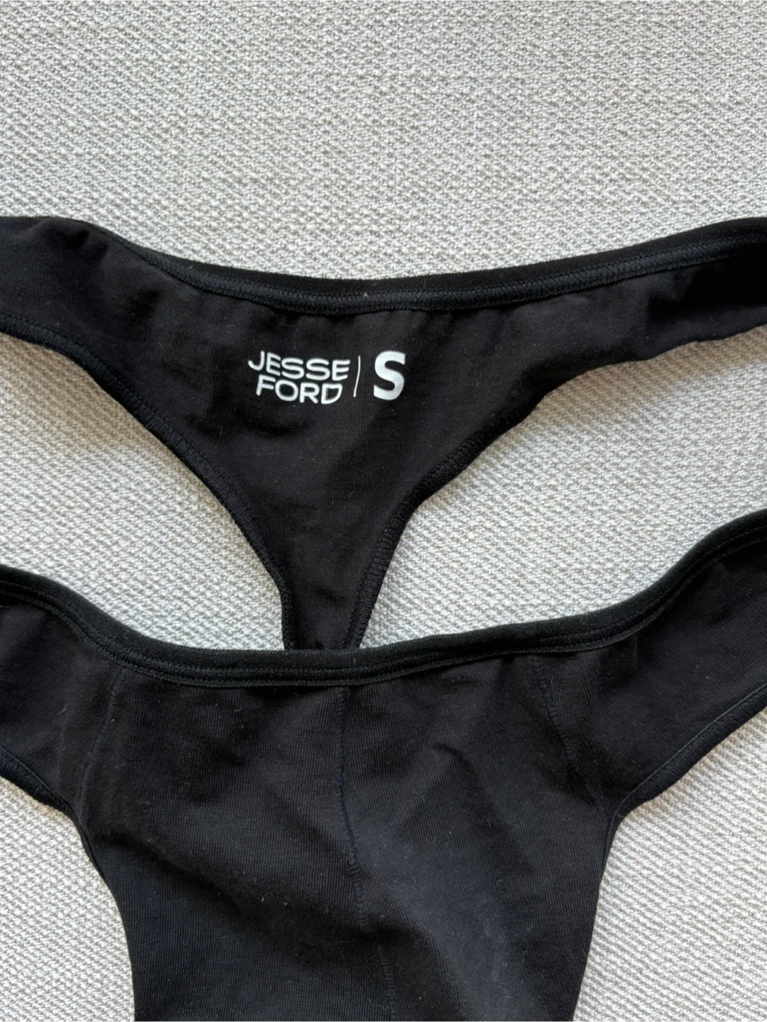 Men’s Underwear - Jesse Ford Black Thong - photo 3