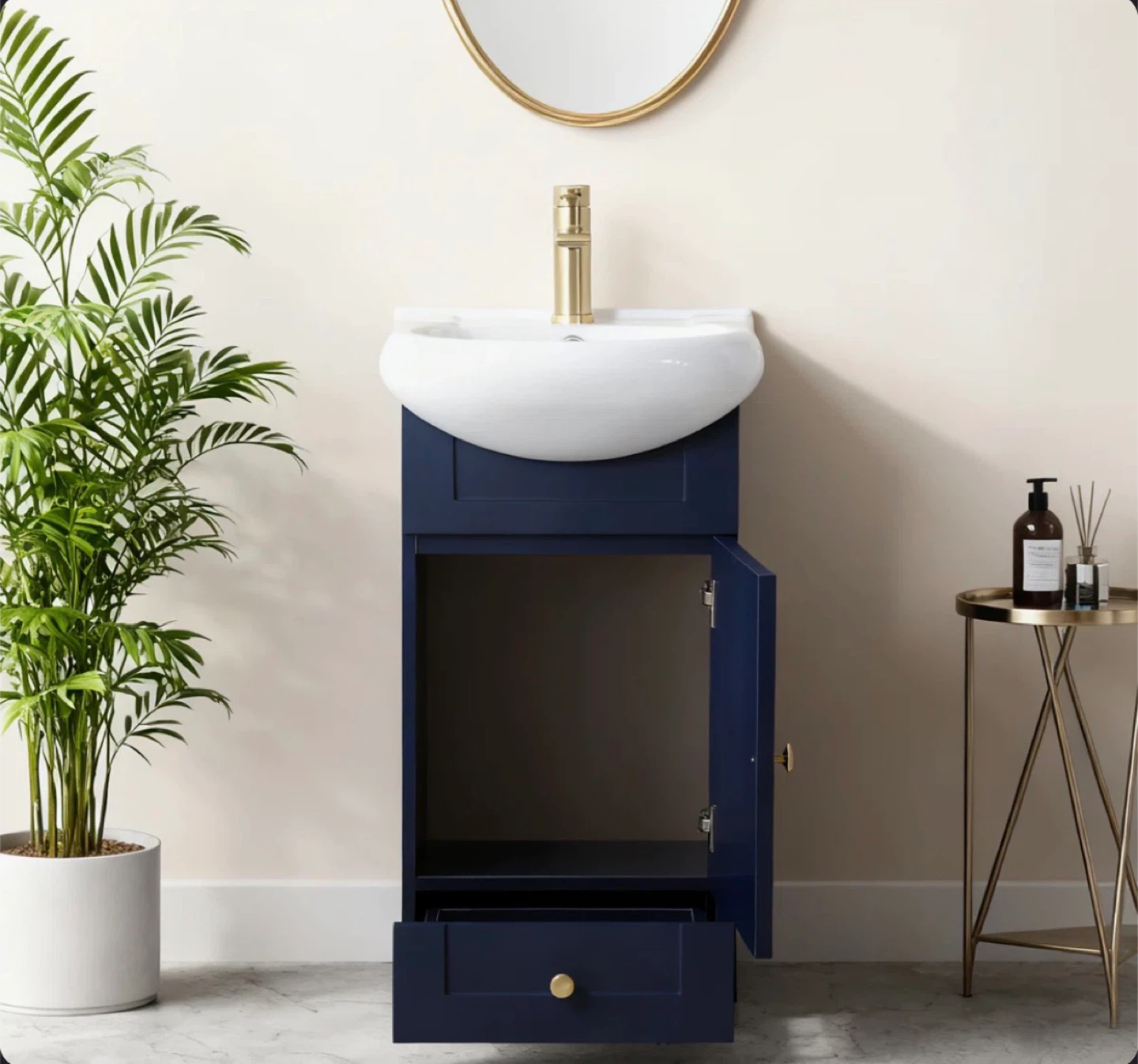 Red Barrel Studio 18" Mini Single Bathroom Vanity - photo 2
