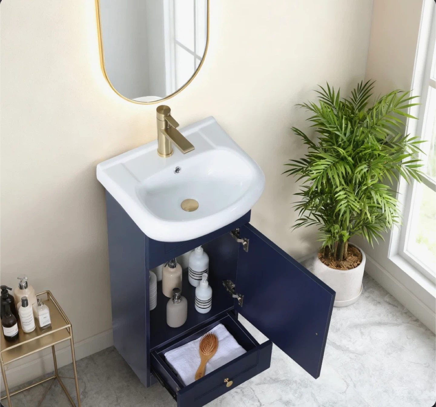 Red Barrel Studio 18" Mini Single Bathroom Vanity - photo 3