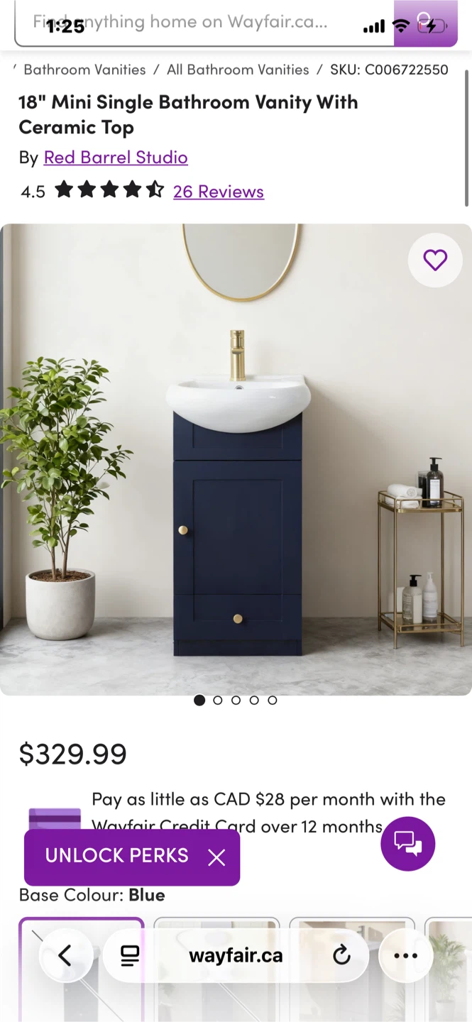 Red Barrel Studio 18" Mini Single Bathroom Vanity - photo 4