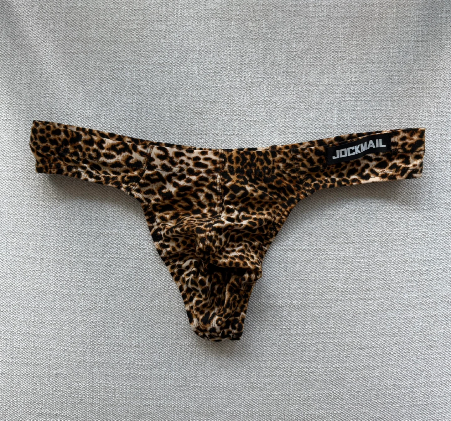 Men’s Underwear - Jockmail  Leopard Print Thong