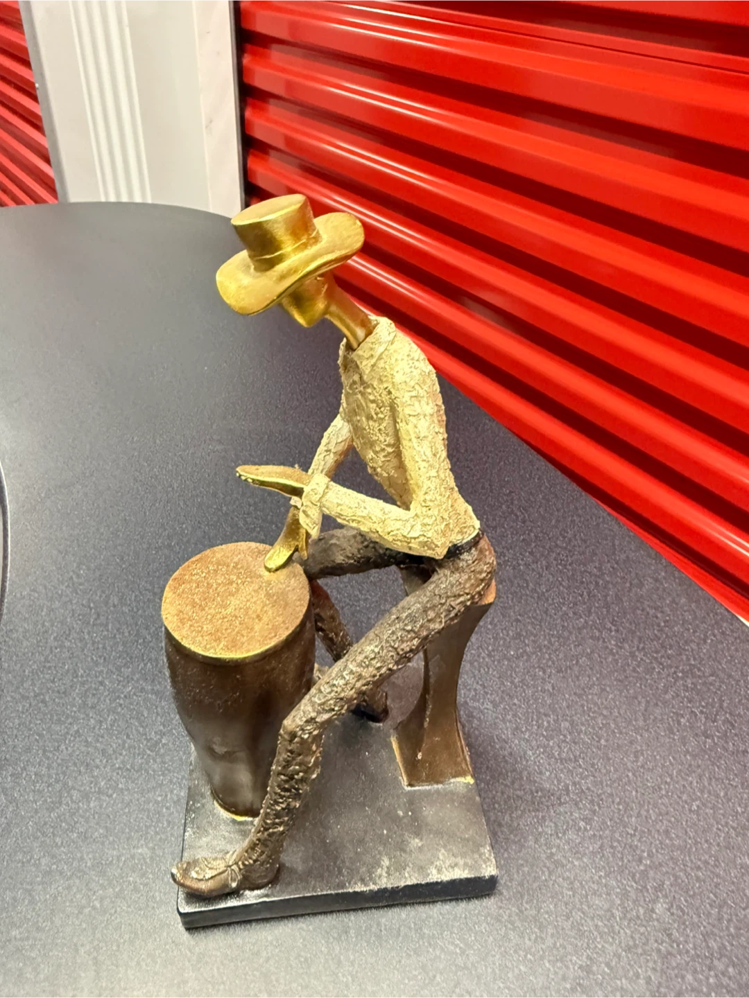 Decorative Figurine - Man Playing Drum - photo 3