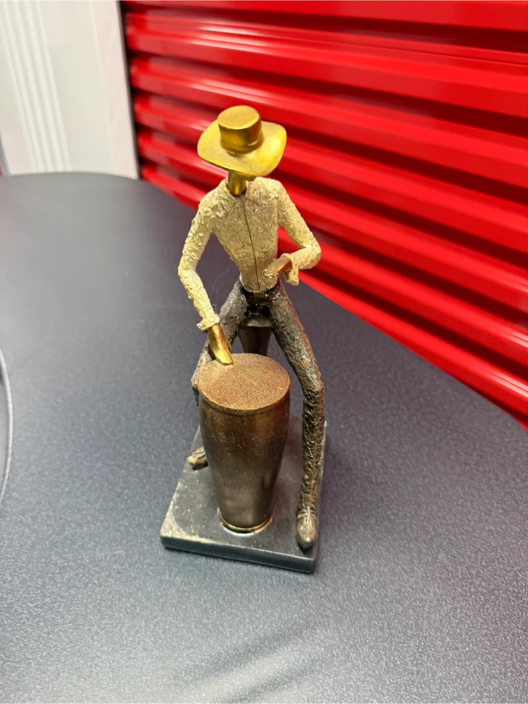 Decorative Figurine - Man Playing Drum