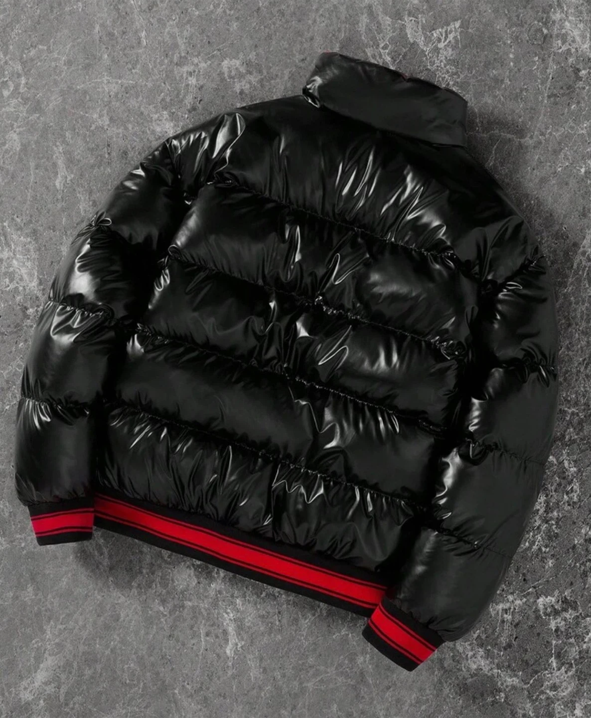 Men's Shiny Puffer Jacket - photo 2