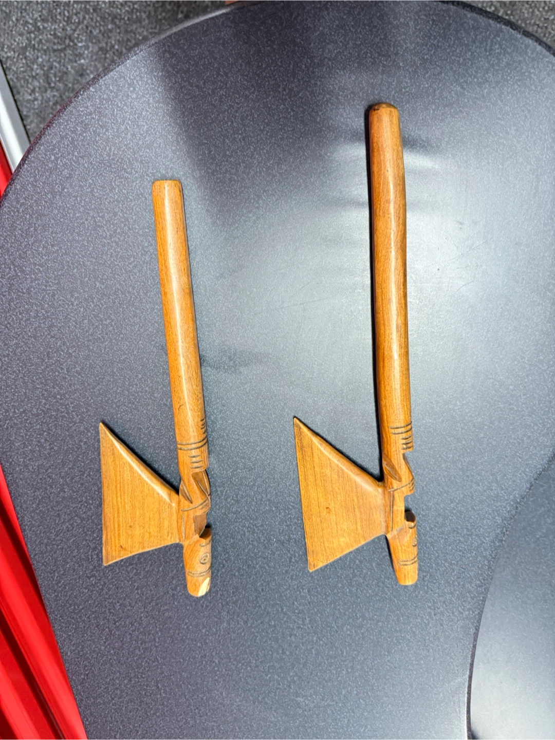 Pair of Wooden Carved Chopsticks
