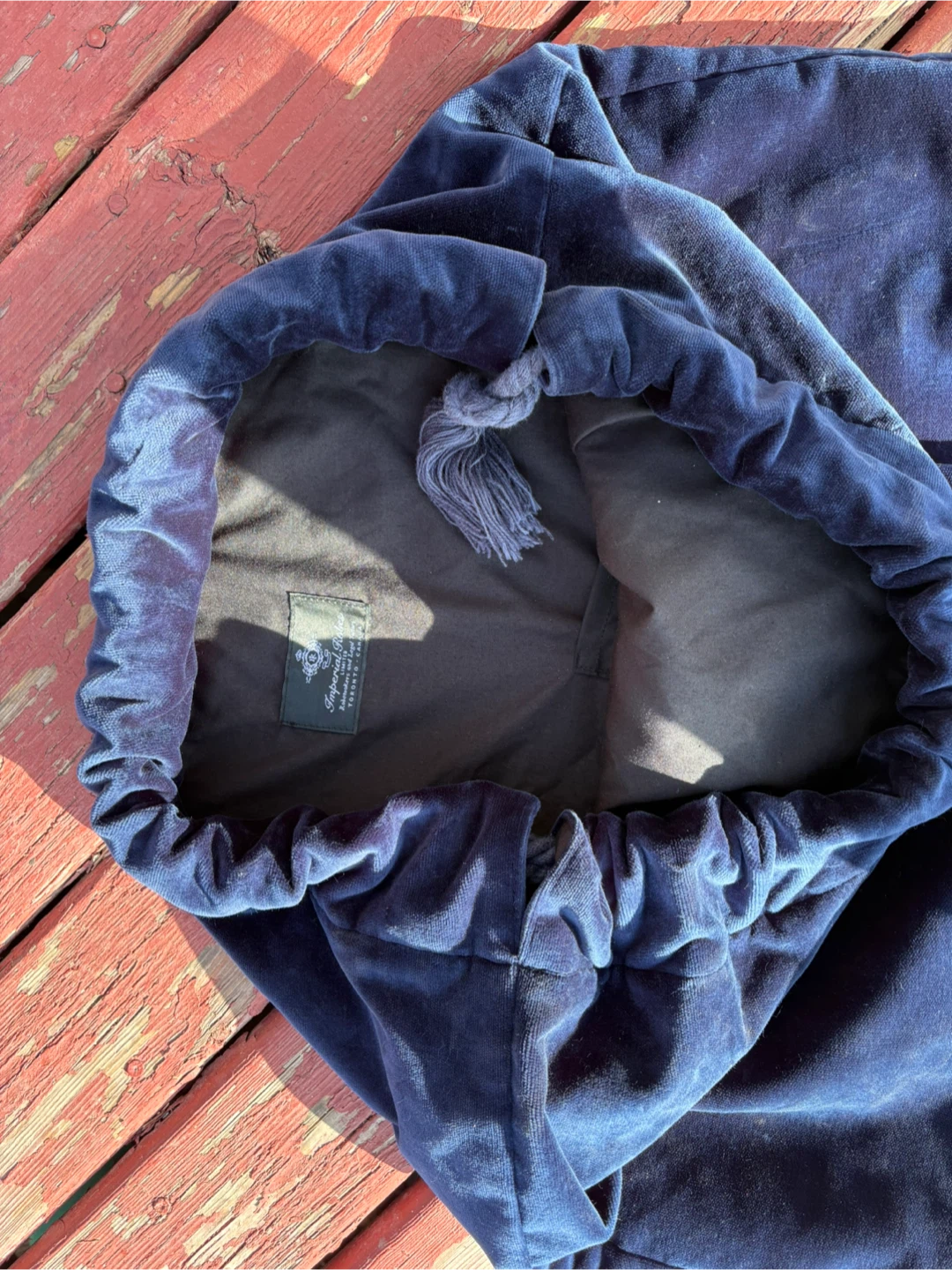 Imperial Roses Velvet Drawstring Bag - photo 4