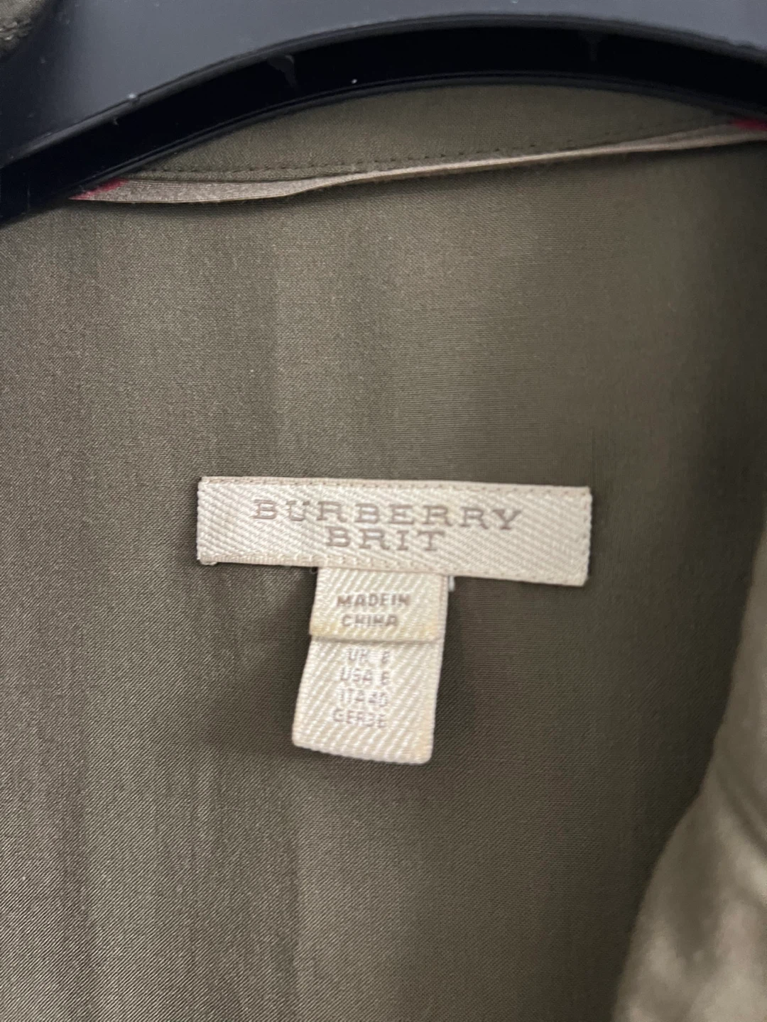 Burberry Brit Khaki Dress size 6US - photo 4
