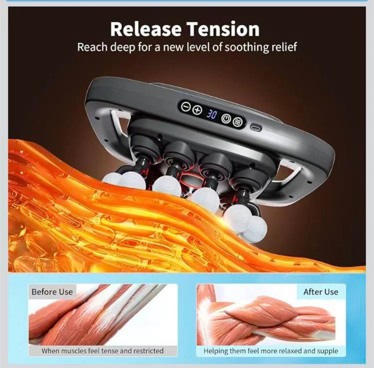 Deep Tissue Neck and Shoulder Massager - photo 2