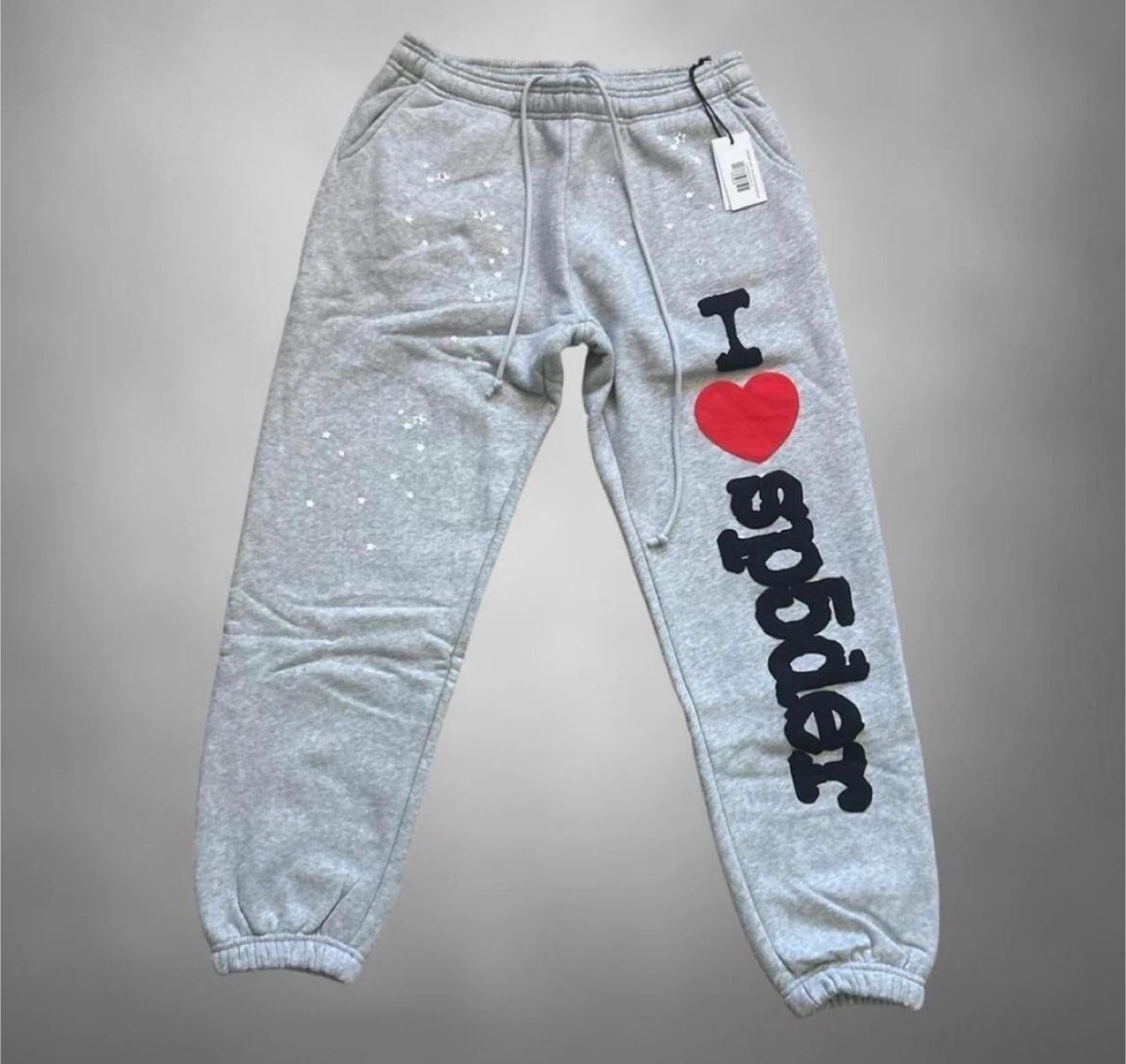 Sp5der Souvenir Sweatpants ‘Heather Grey’ All Sizes