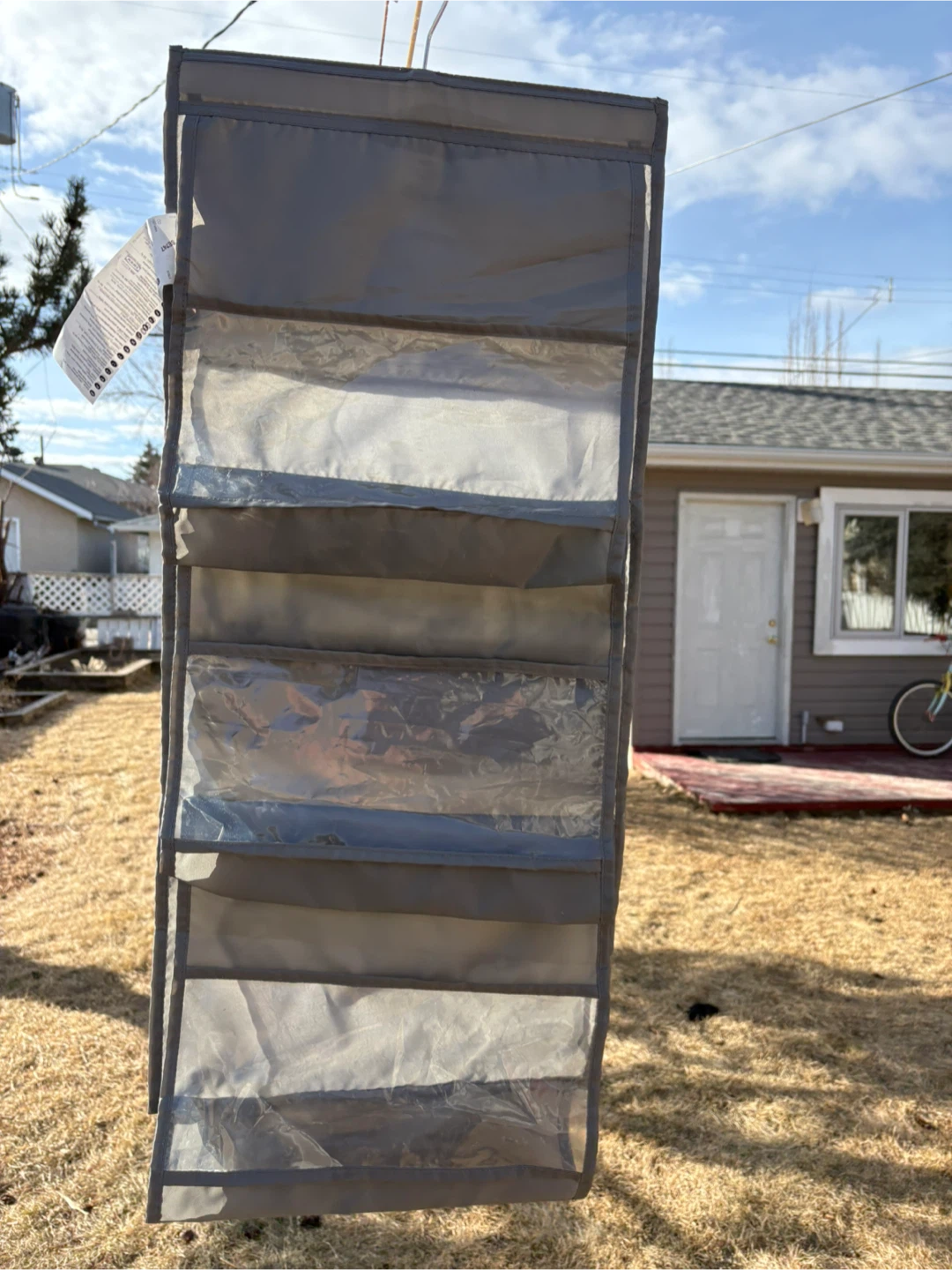 IKEA Grey Hanging Toiletry Bag Organizer - photo 4