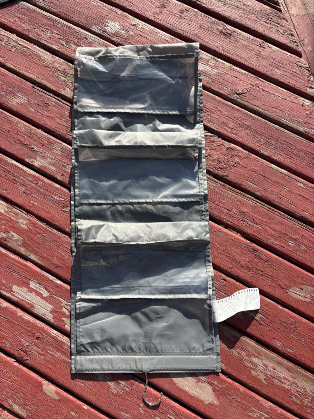 IKEA Grey Hanging Toiletry Bag Organizer