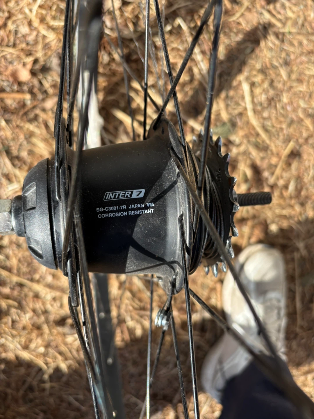 Shimano Nexus Inter 7 Internal Gear Hub Bicycle Wheel - photo 4