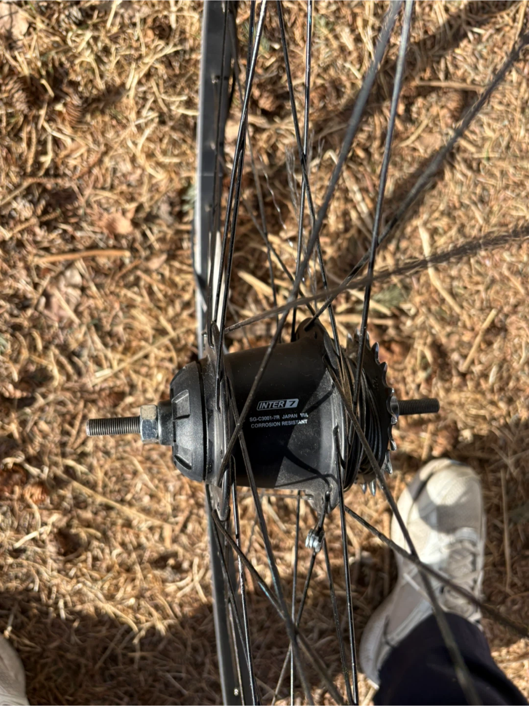 Shimano Nexus Inter 7 Internal Gear Hub Bicycle Wheel - photo 5
