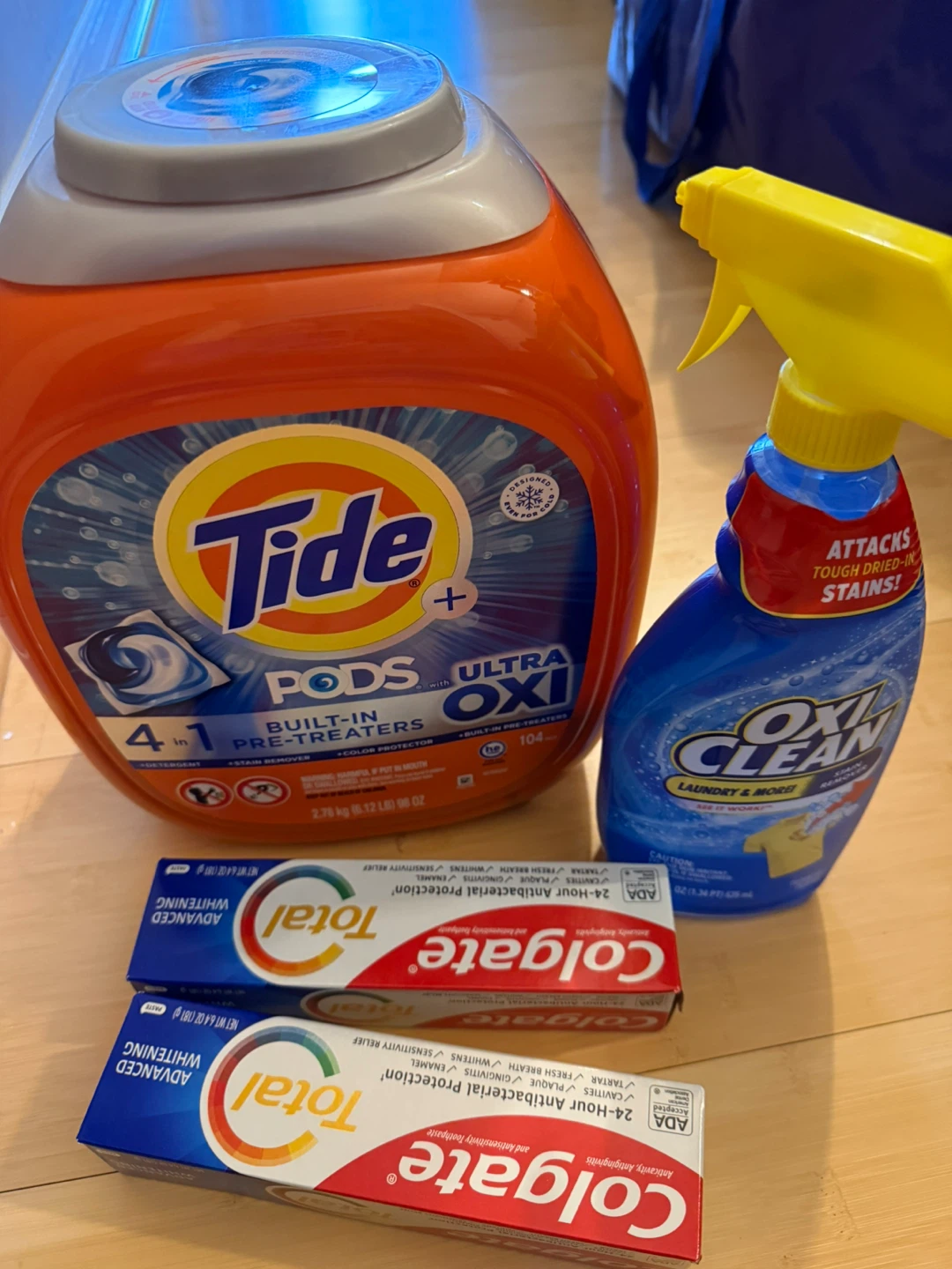 Moving Sale: 2 Toothpastes + Laundry Set Bundle