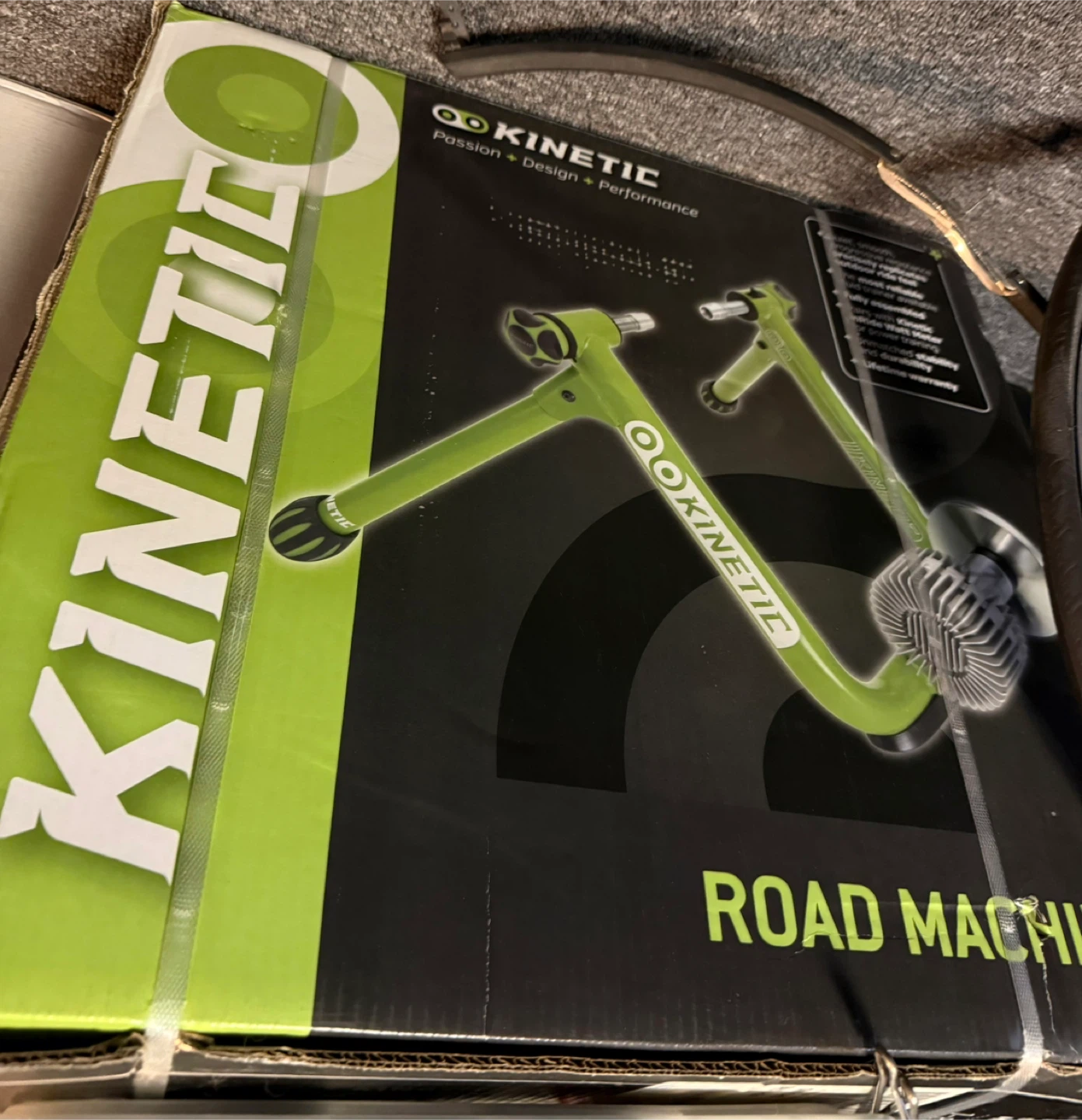 Kinetic indoor Bicycle setup