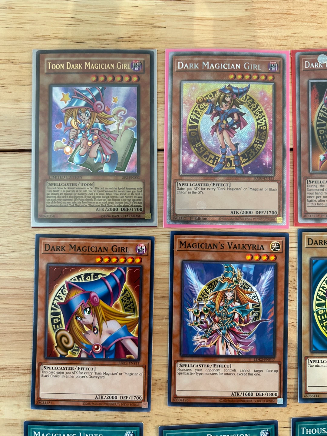 Yu-Gi-Oh! Dark Magician Girl Dark Magician Card Lot