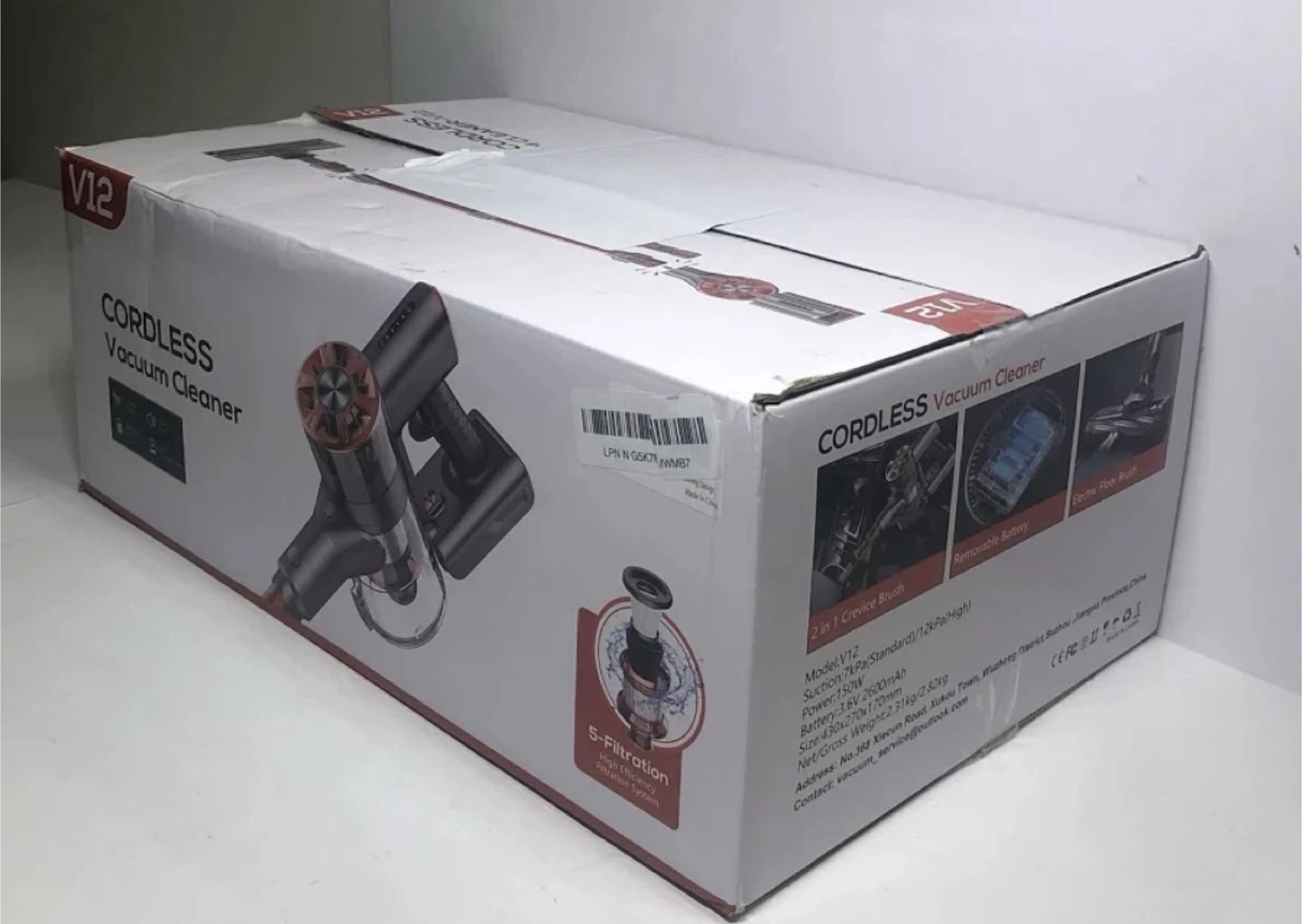 V12 Cordless Vacuum Cleaner - photo 3