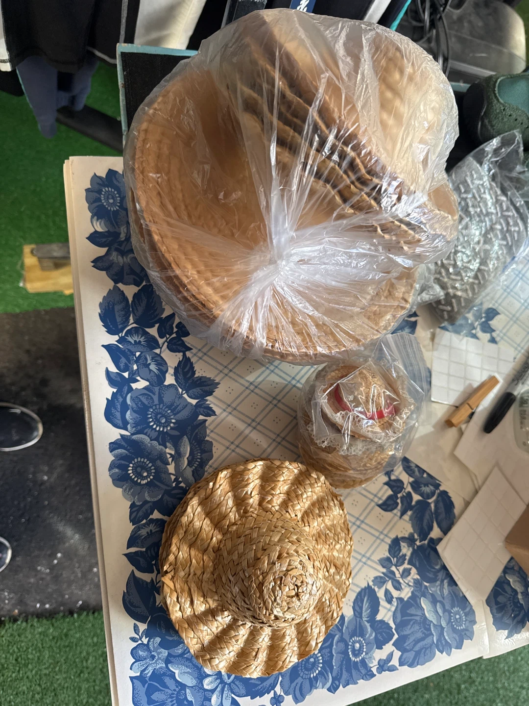 Mini Straw Hats