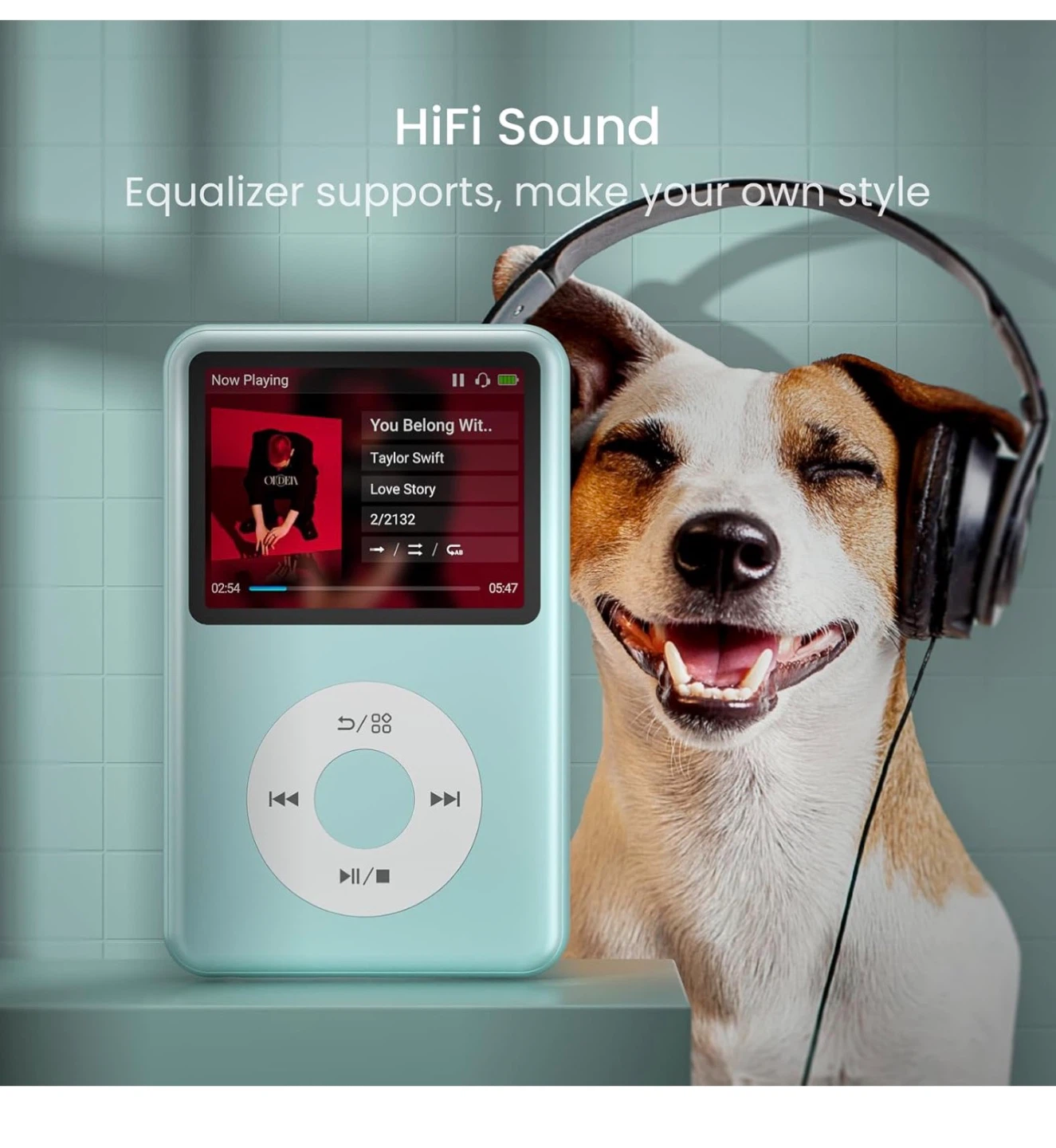 Innlos MP3 Video Player Y1 64GB Teal Brand New - photo 5
