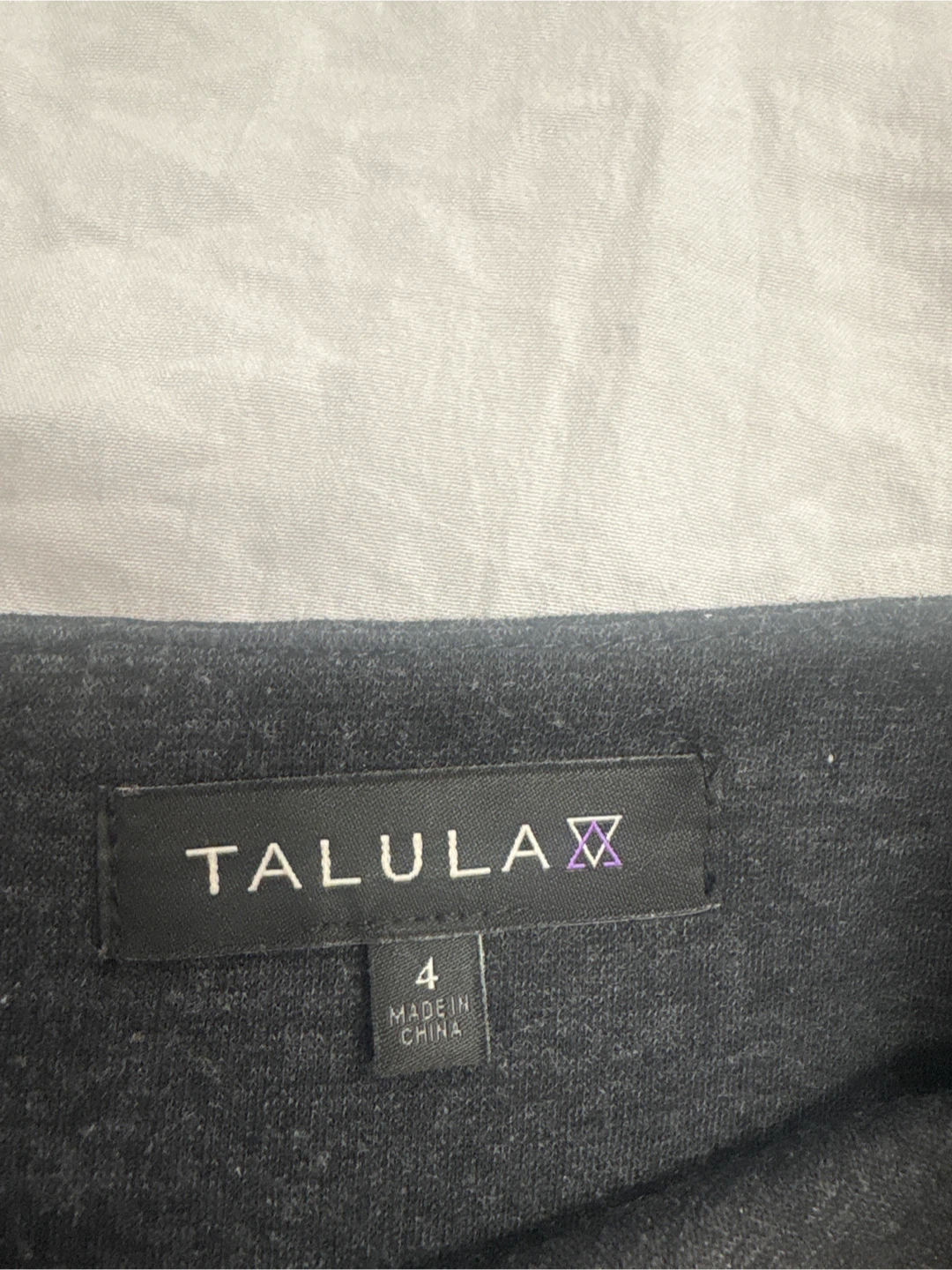 Talula Bandage Skirt - Charcoal Grey - Size 4 - photo 2