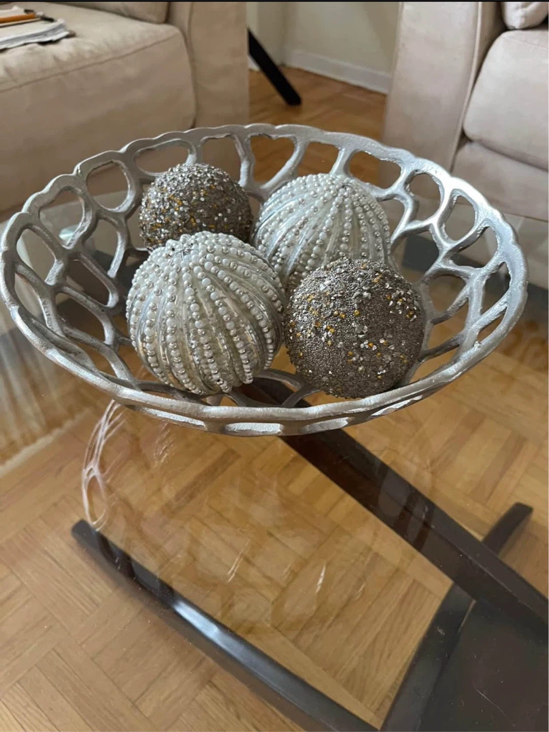 Decorative Bowl with 4 Orbs - photo 2
