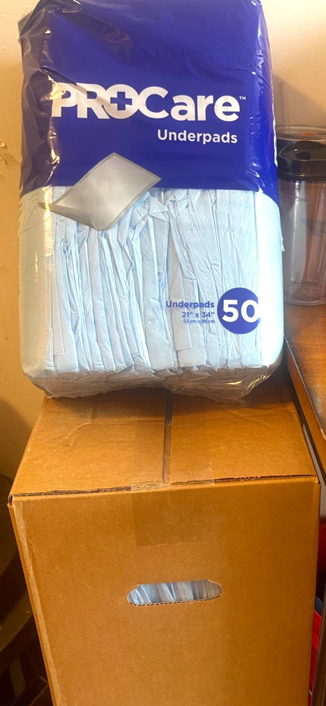 2 box ProCare Underpads - 150 per box