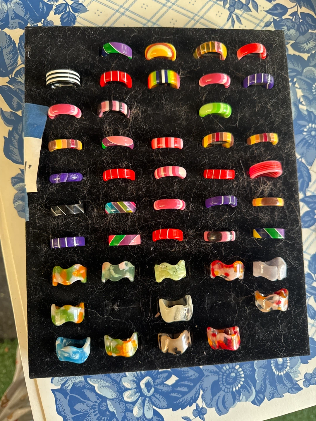 Colorful Resin Rings $1 Each