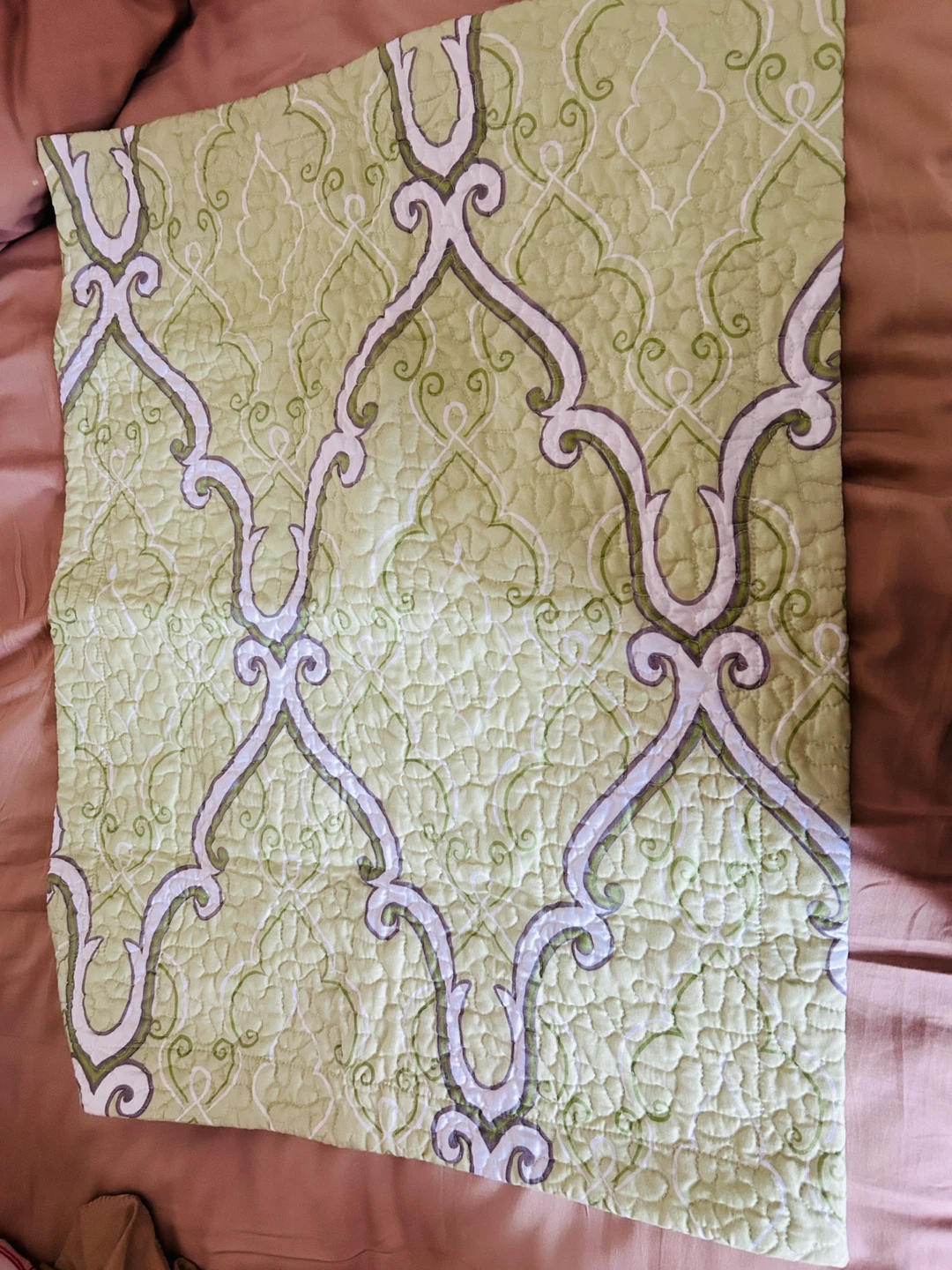 Brand new SINGLE Quilted Pillow Sham Cover
