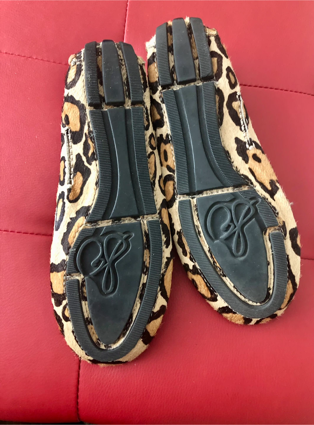 Sam Edelman Leopard Print Calf Hair Loafers with Tassels - photo 3