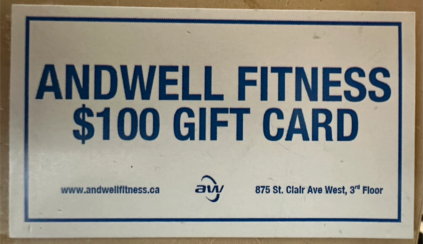 $100 Andwell Functional Gift Card